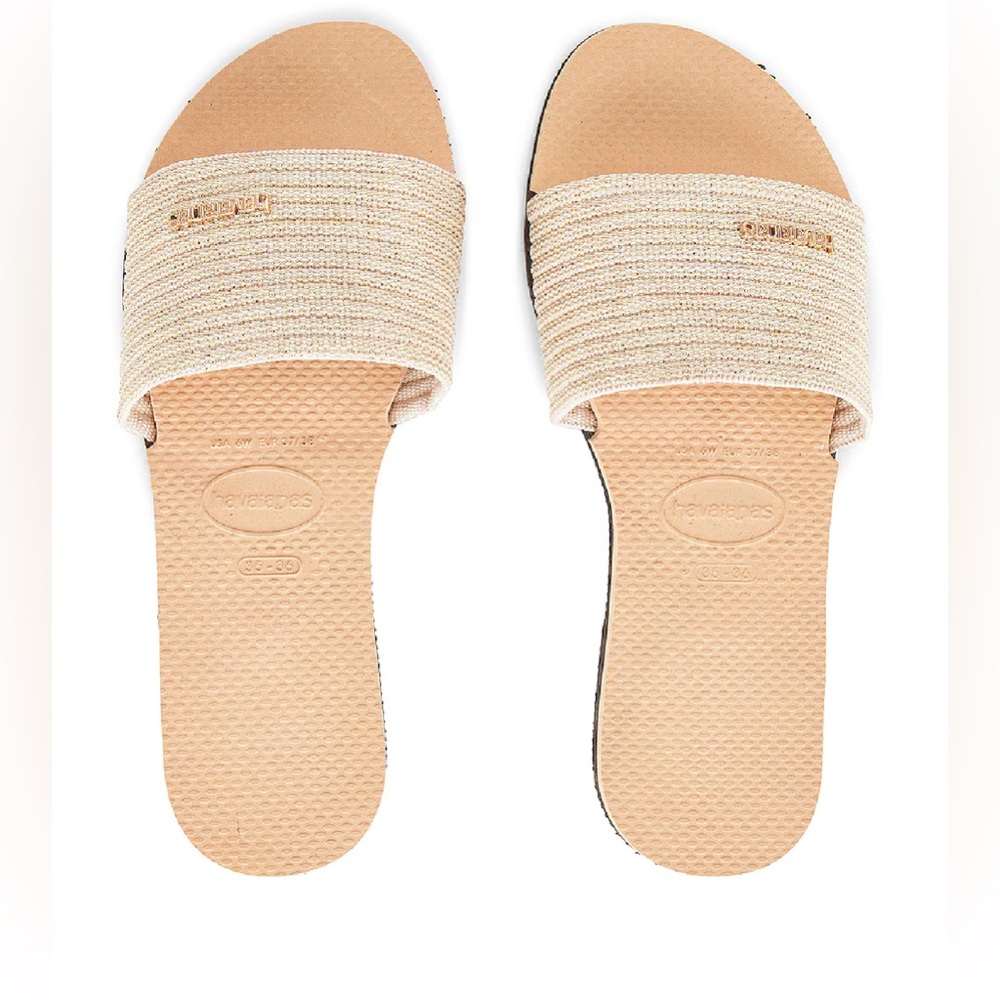 Havaianas Metallic Slides
